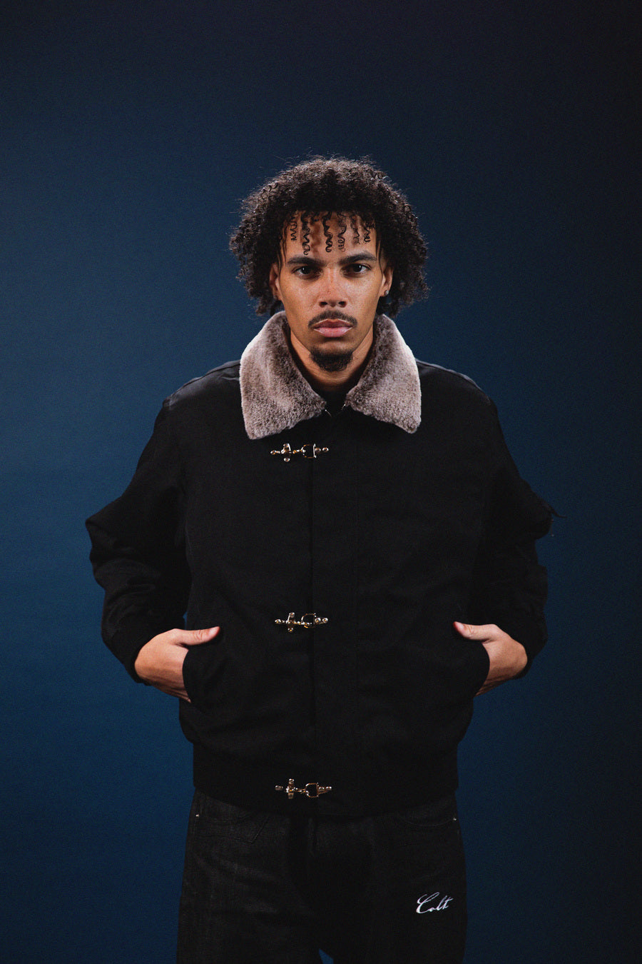 Clasped Flight Jacket