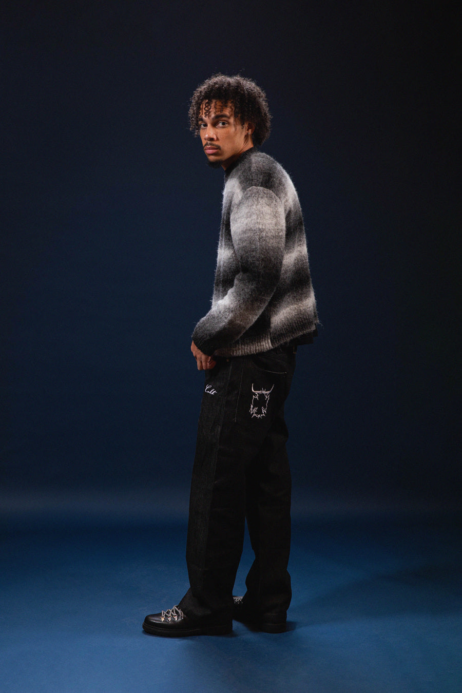 Brushed Mohair Knit