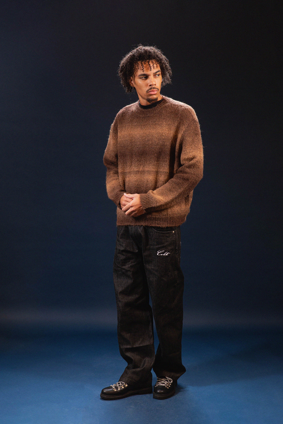 Brushed Mohair Knit