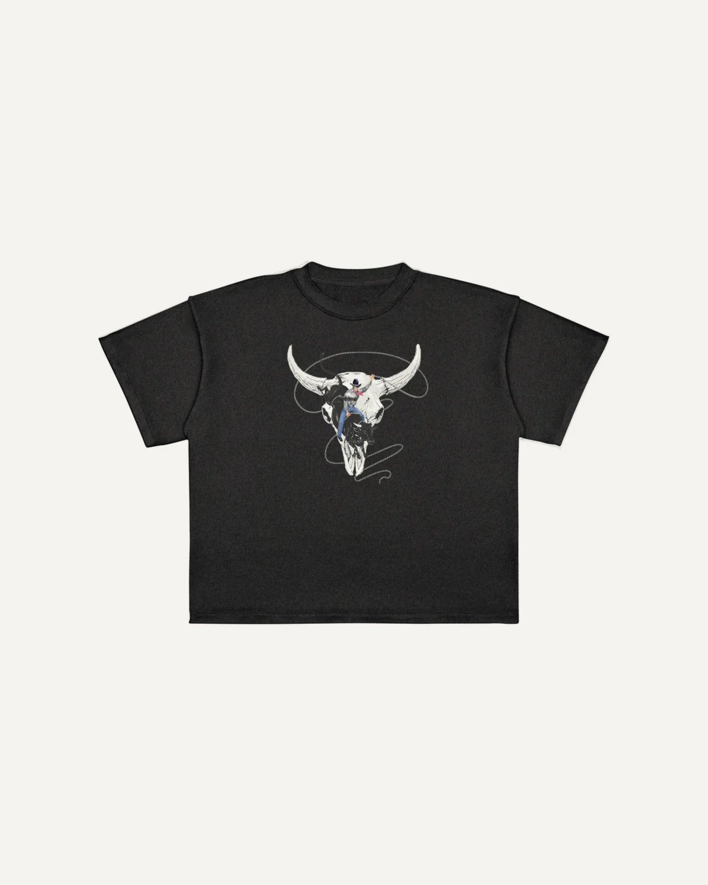Rodeo Skully Tee (Vintage Black)