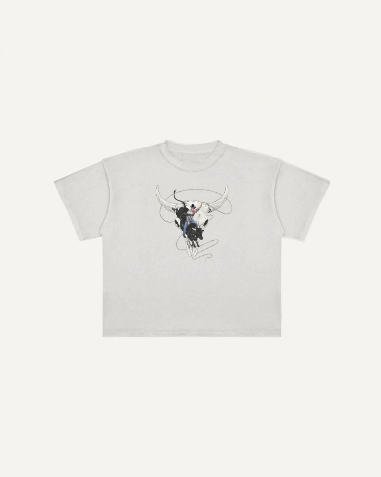 Rodeo Skully Tee (White)
