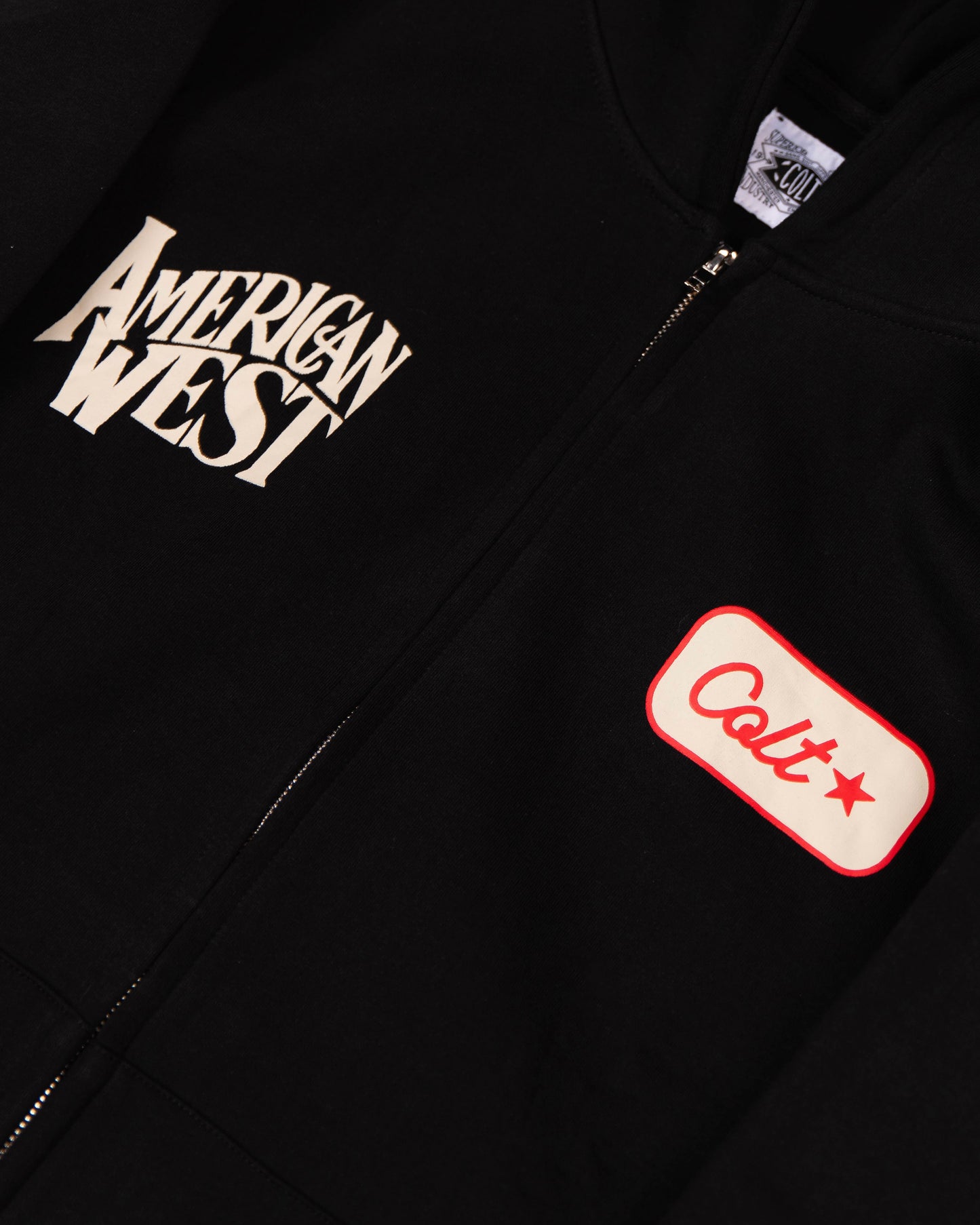 American West Zip Up Hoodie