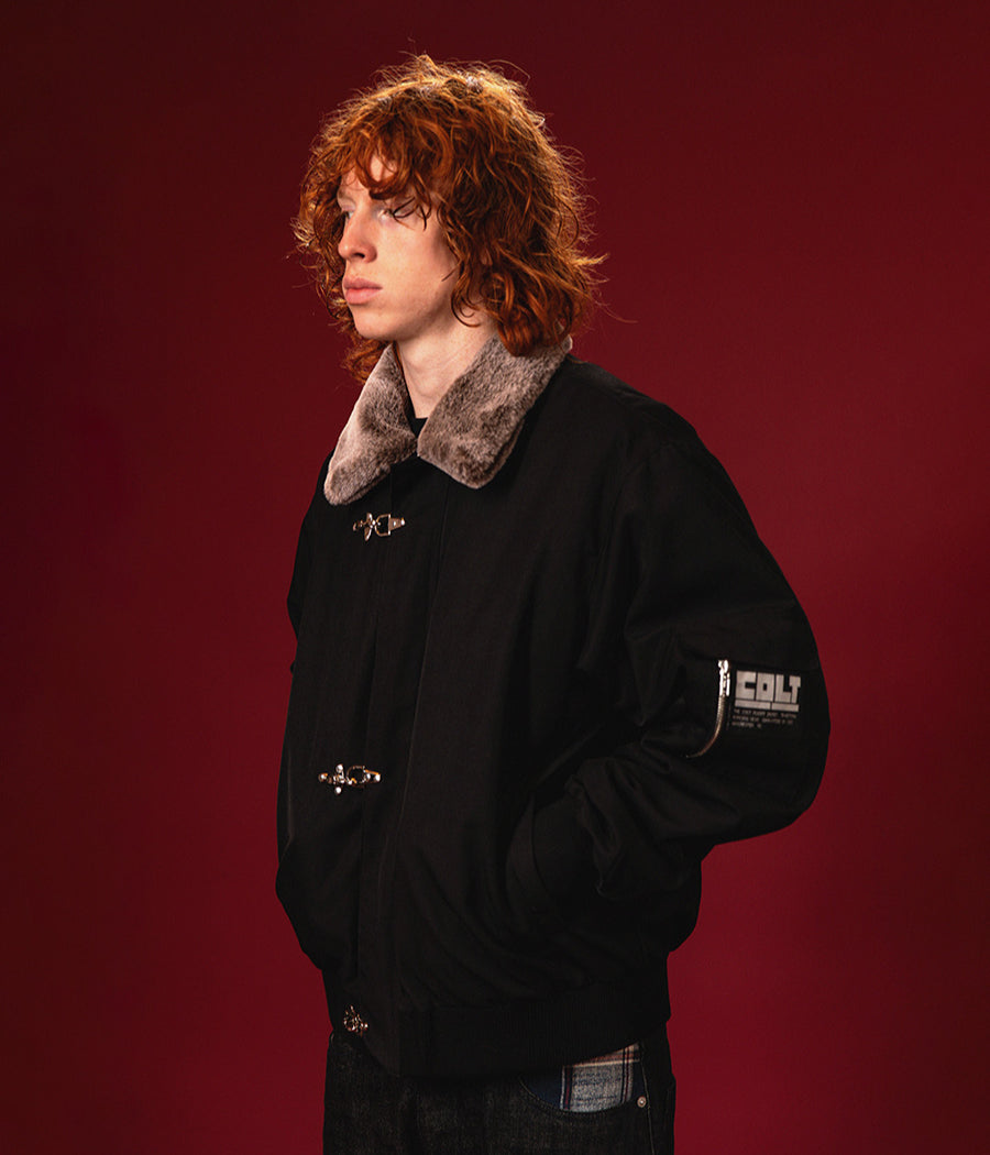 Clasped Flight Jacket