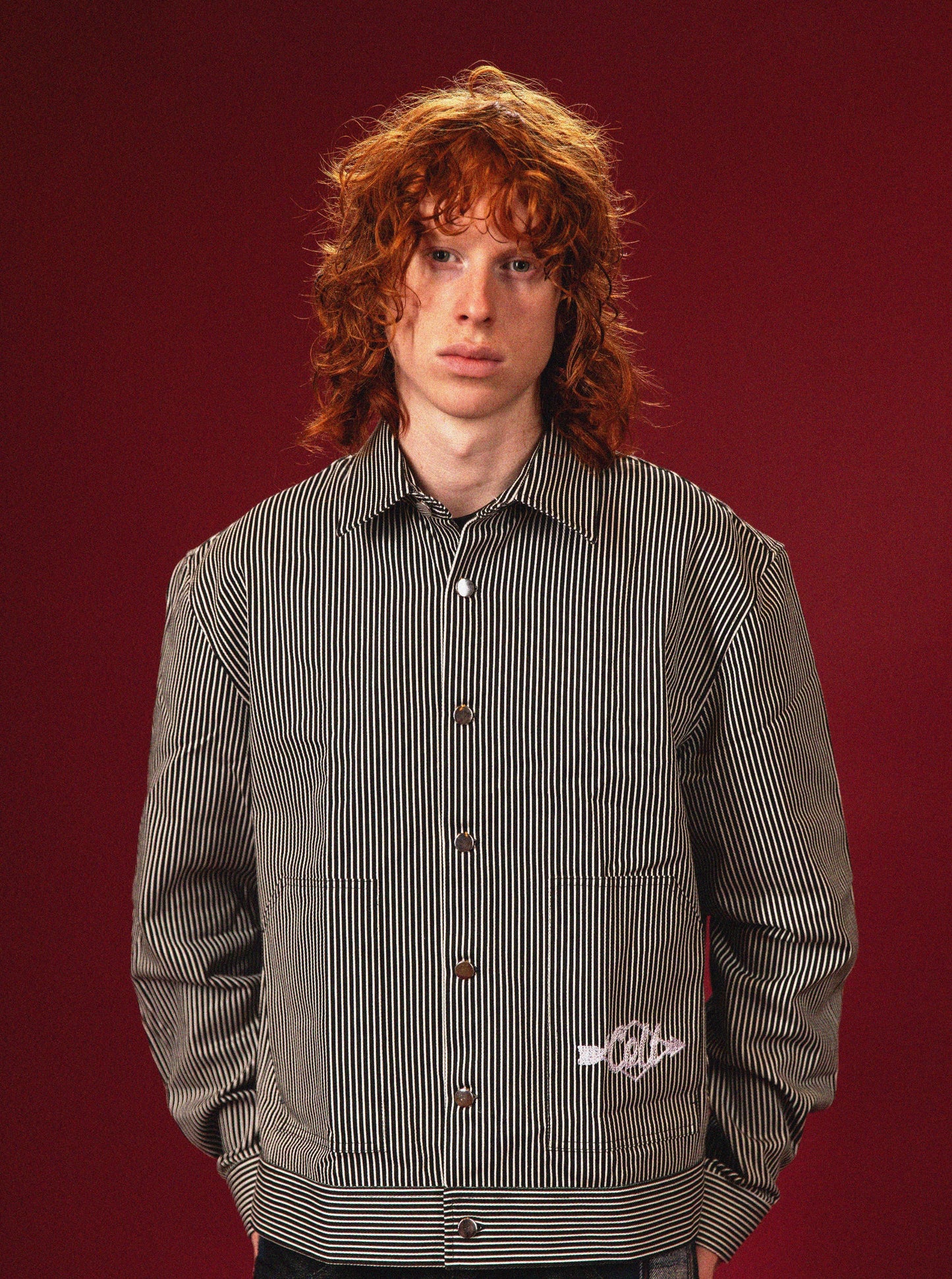 Pinstripe Chore Jacket