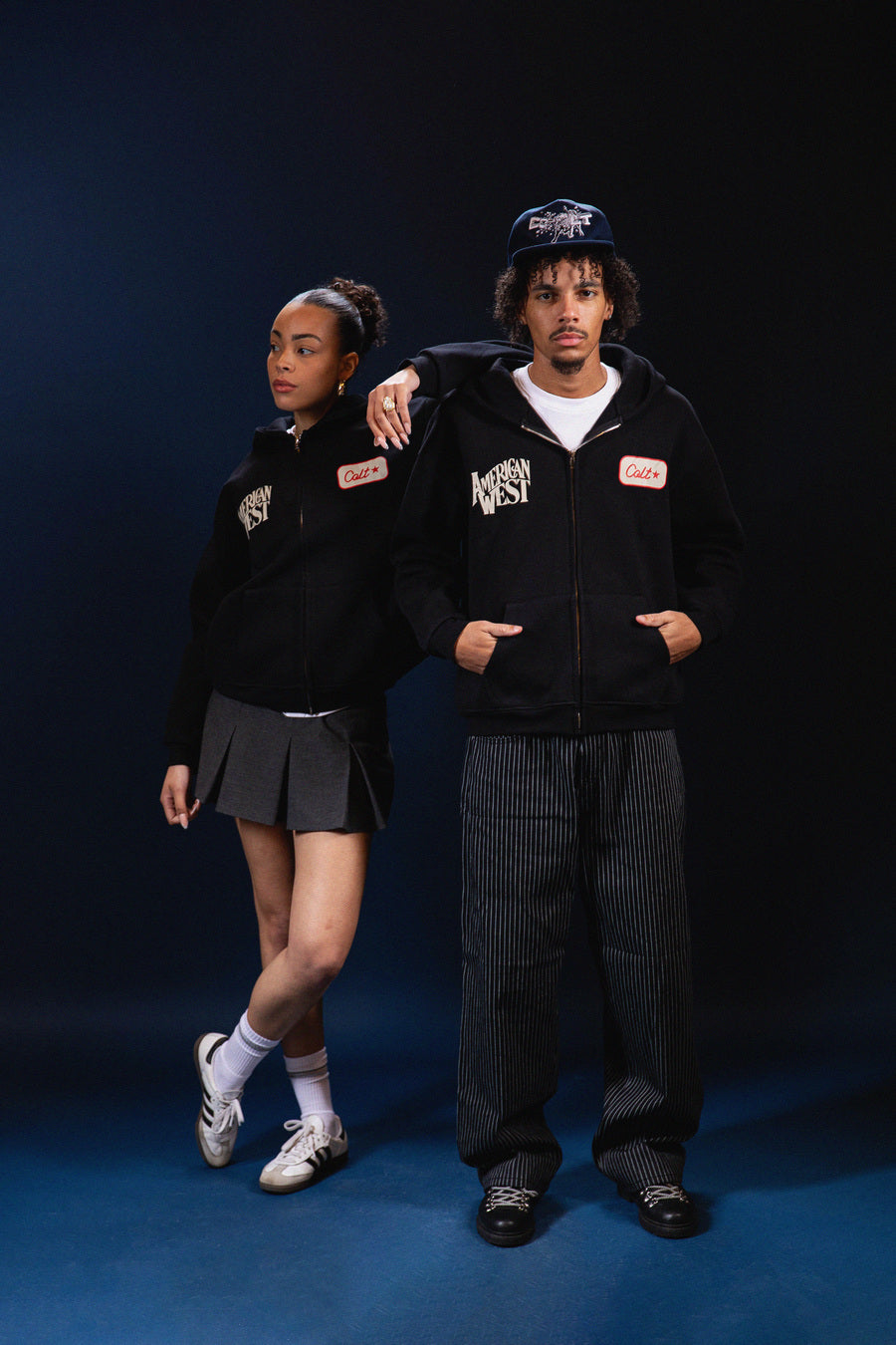 American West Zip Up Hoodie