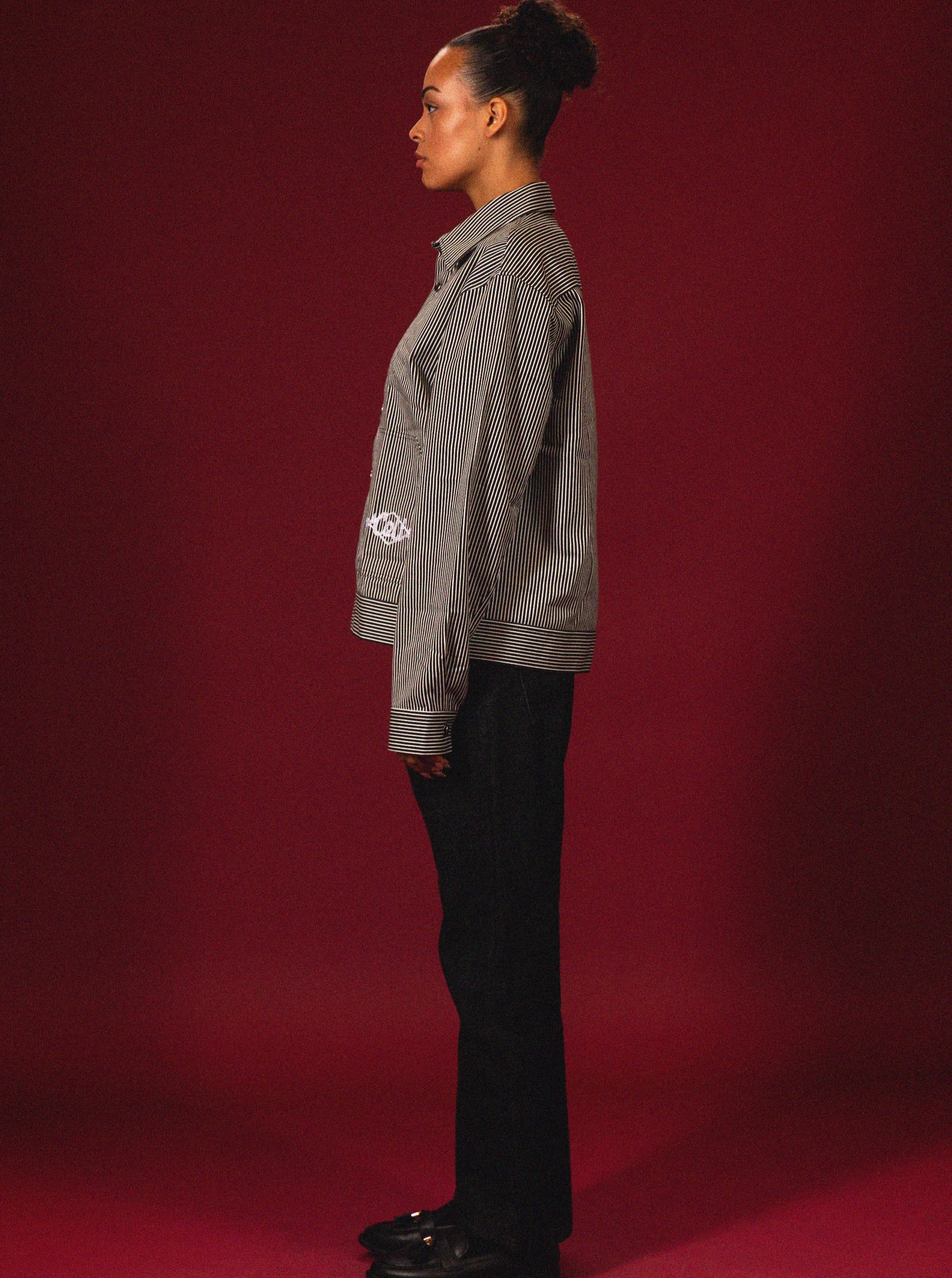 Pinstripe Chore Jacket