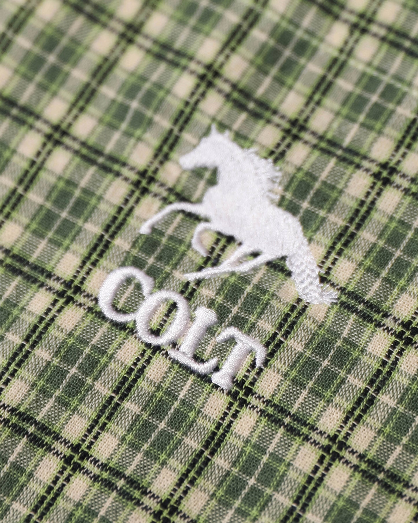 Green Plaid Button Up