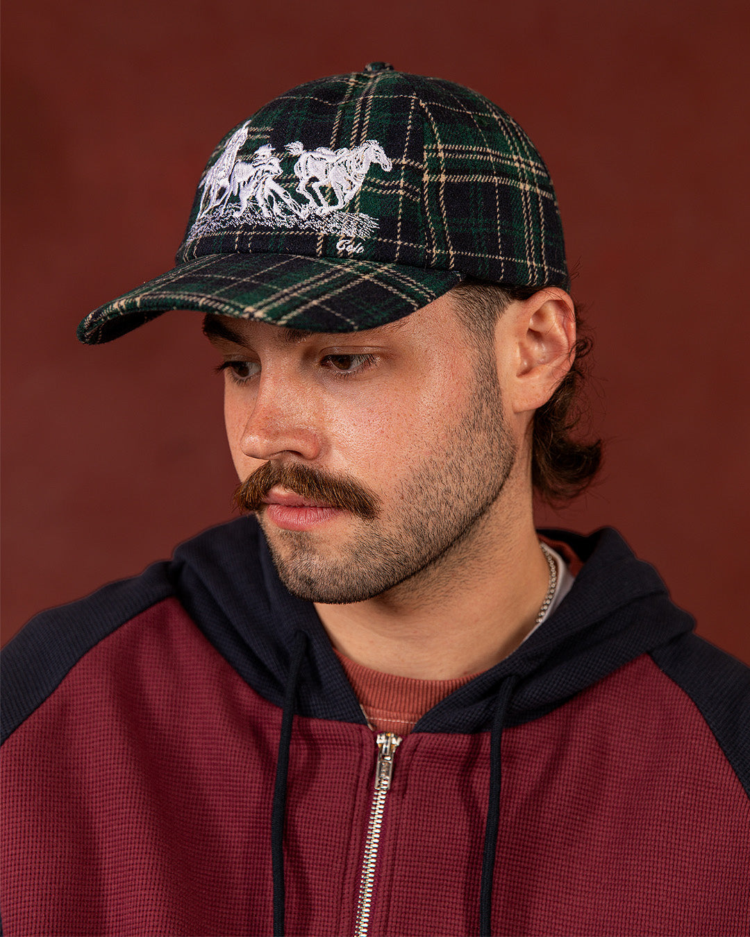 Plaid Cattle Run 5 Panel