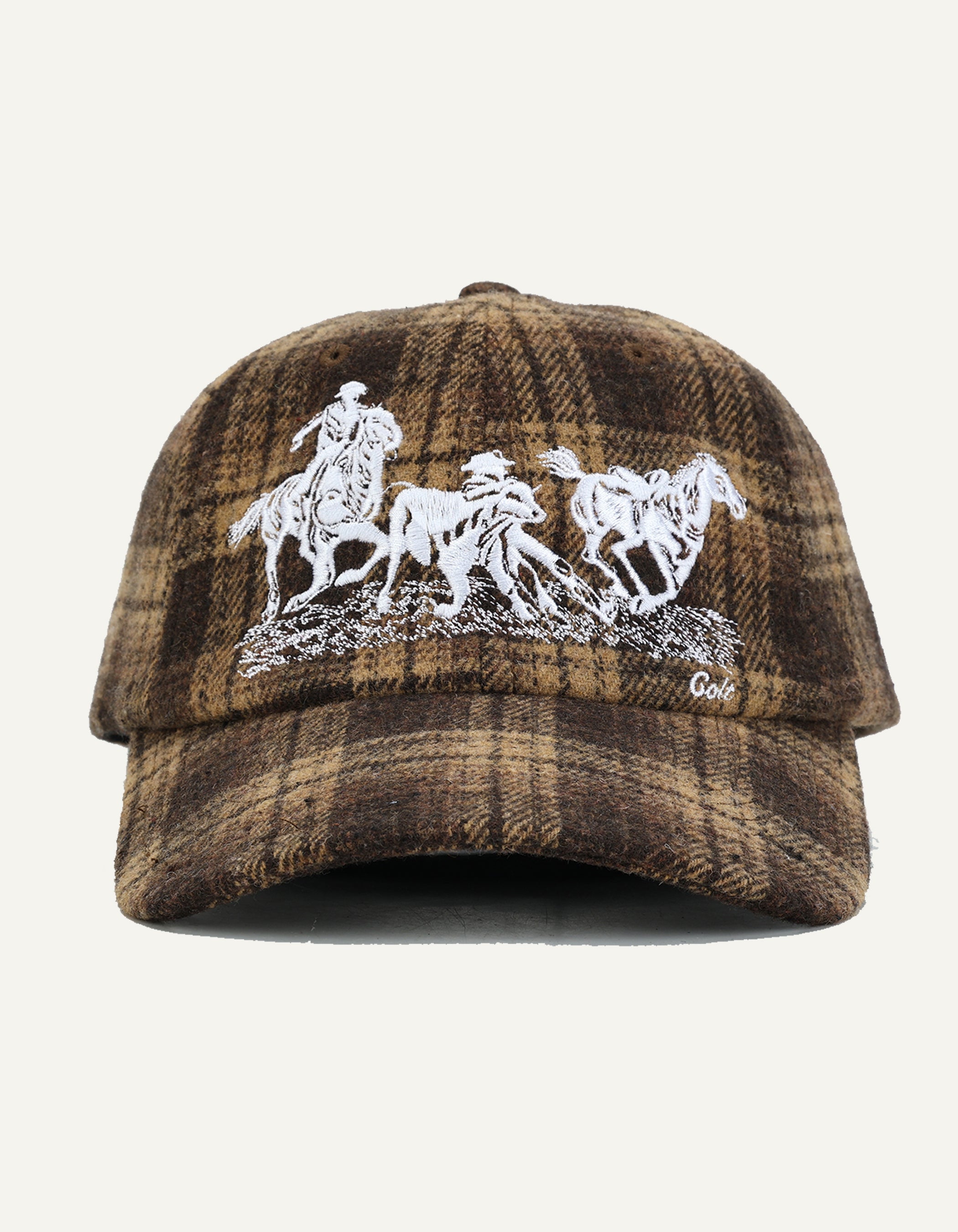Plaid Cattle Run 5 Panel