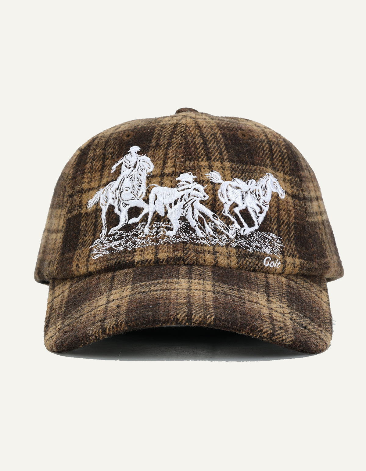 Plaid Cattle Run 5 Panel