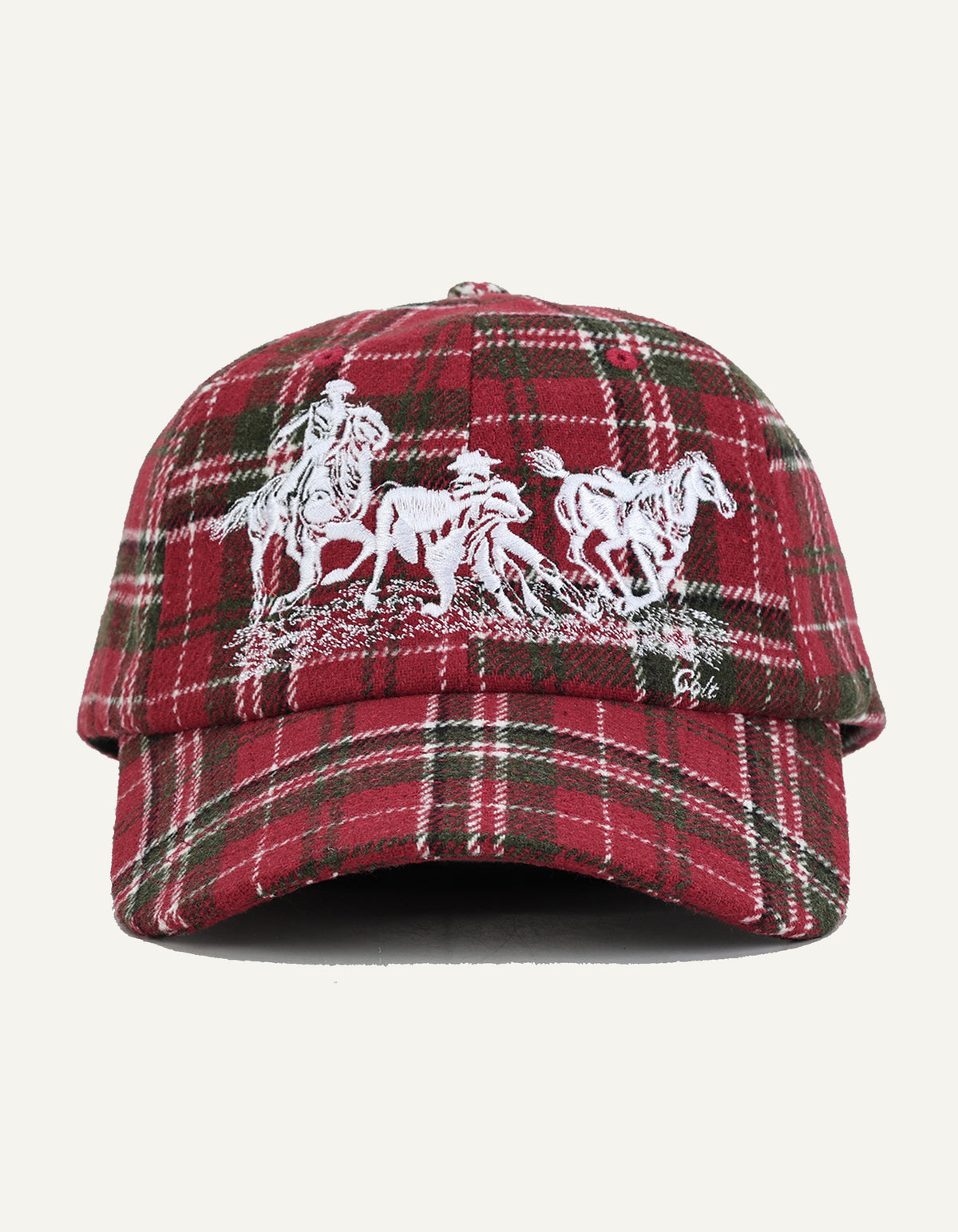 Plaid Cattle Run 5 Panel