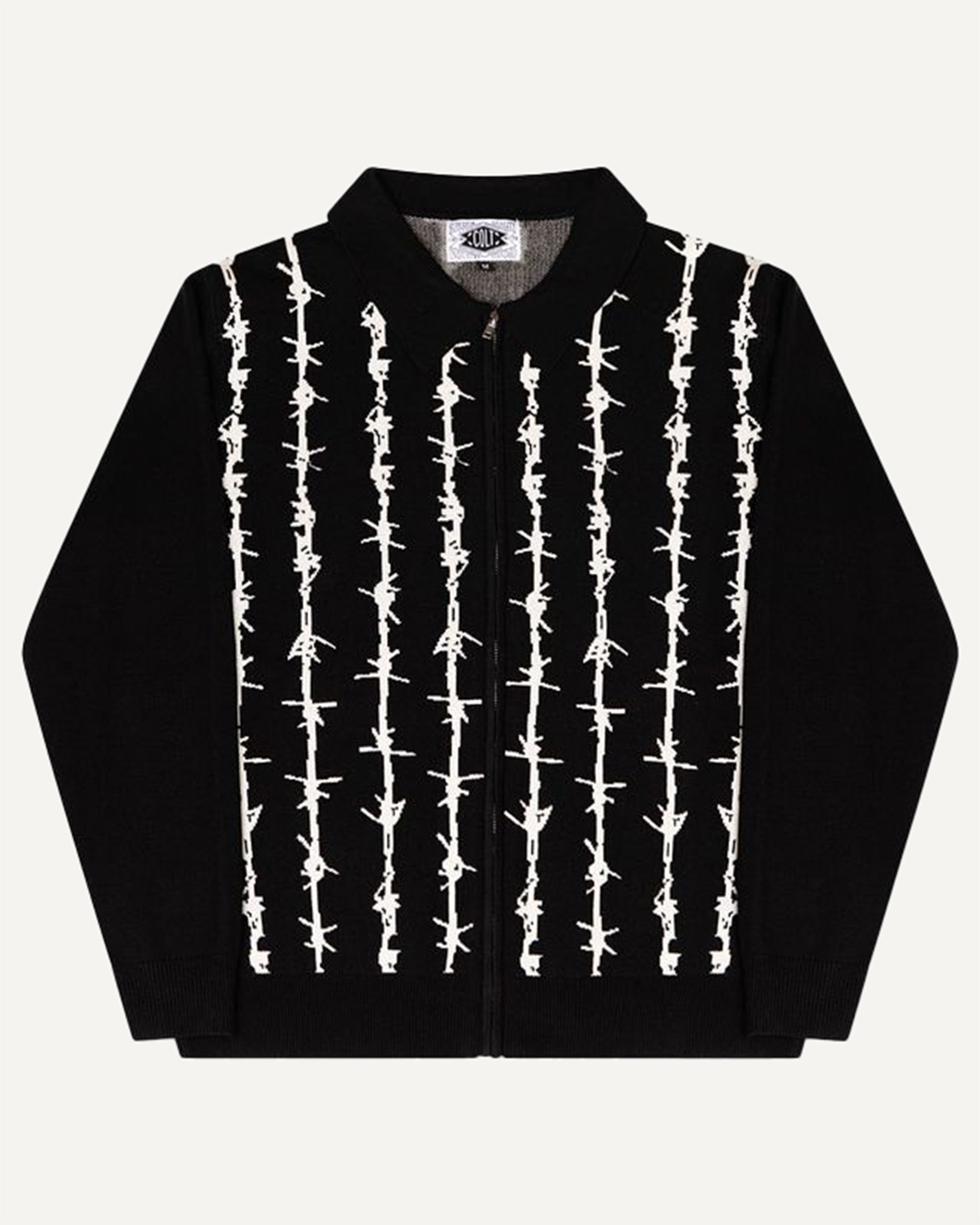 Barbed Wire Zip Up