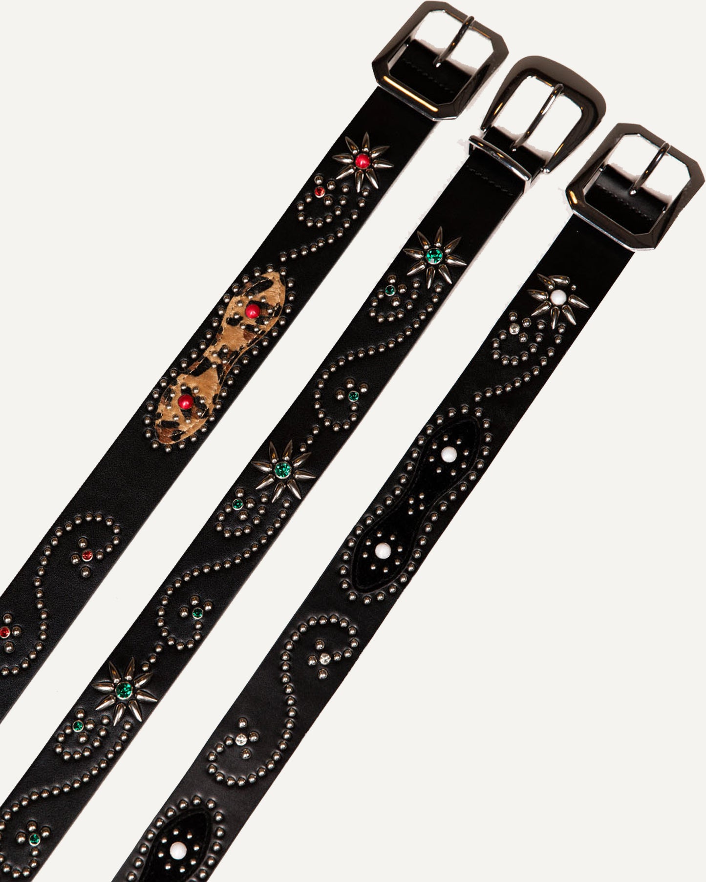Leopard Rhinestone Belt