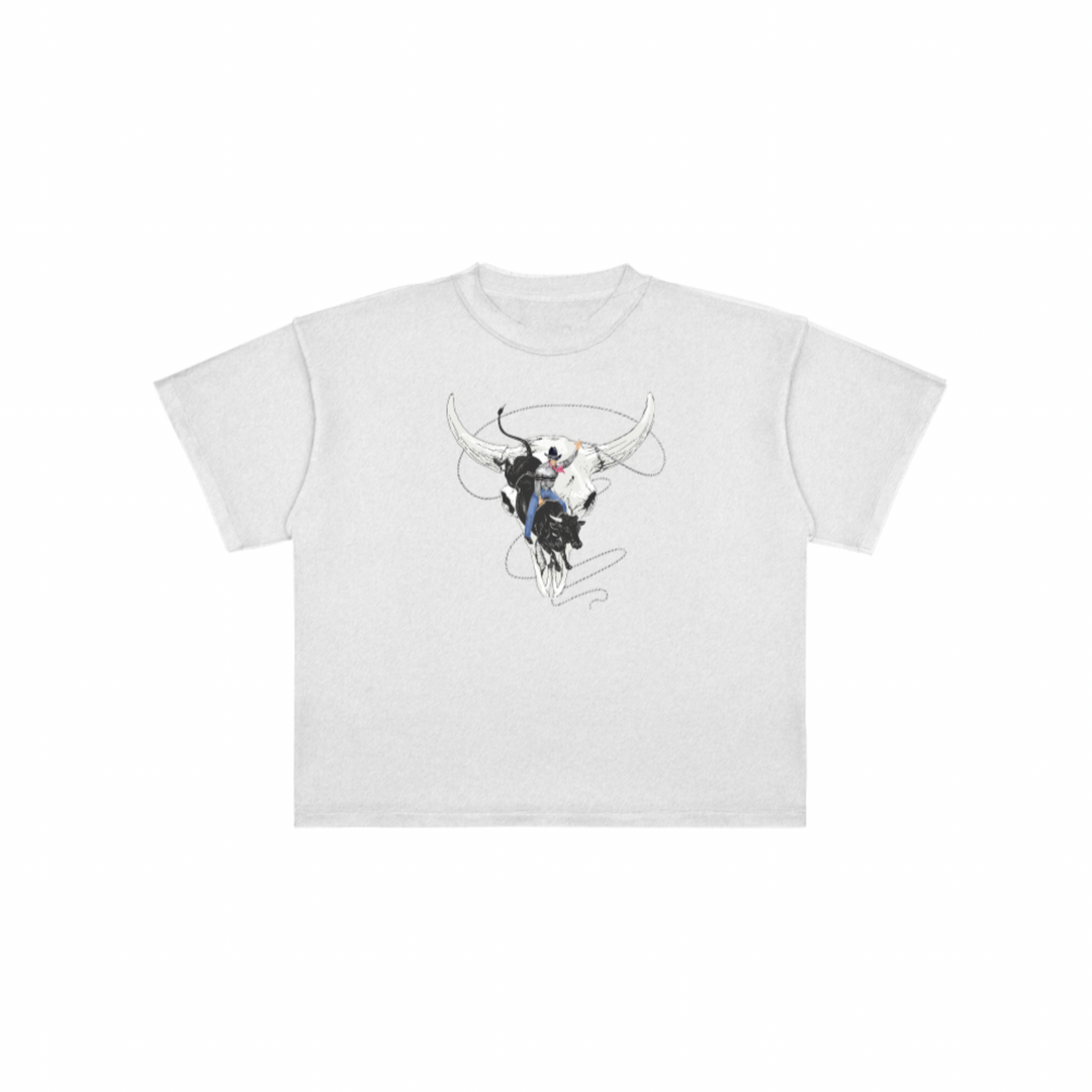 Rodeo Skully Tee (White)