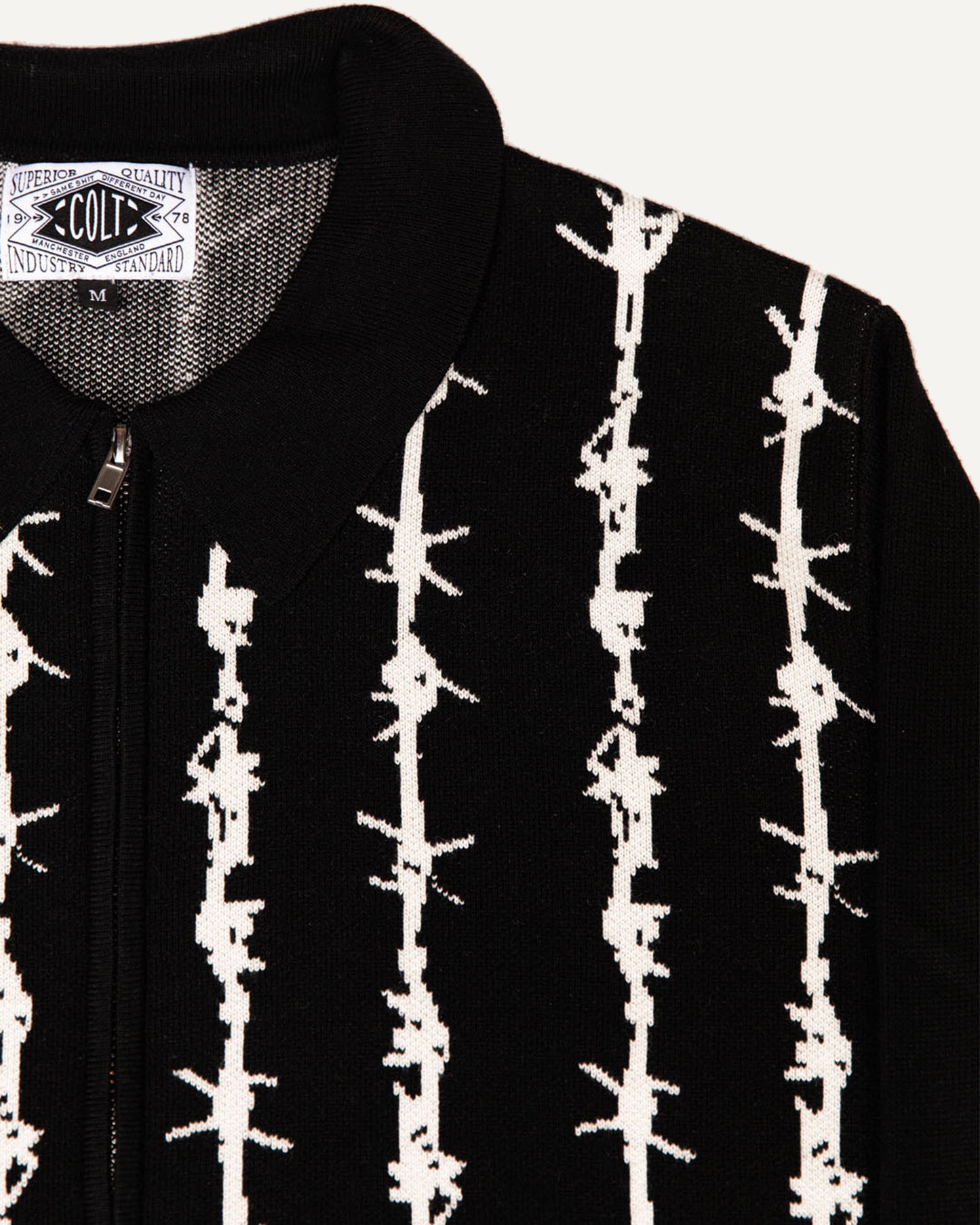 Barbed Wire Zip Up