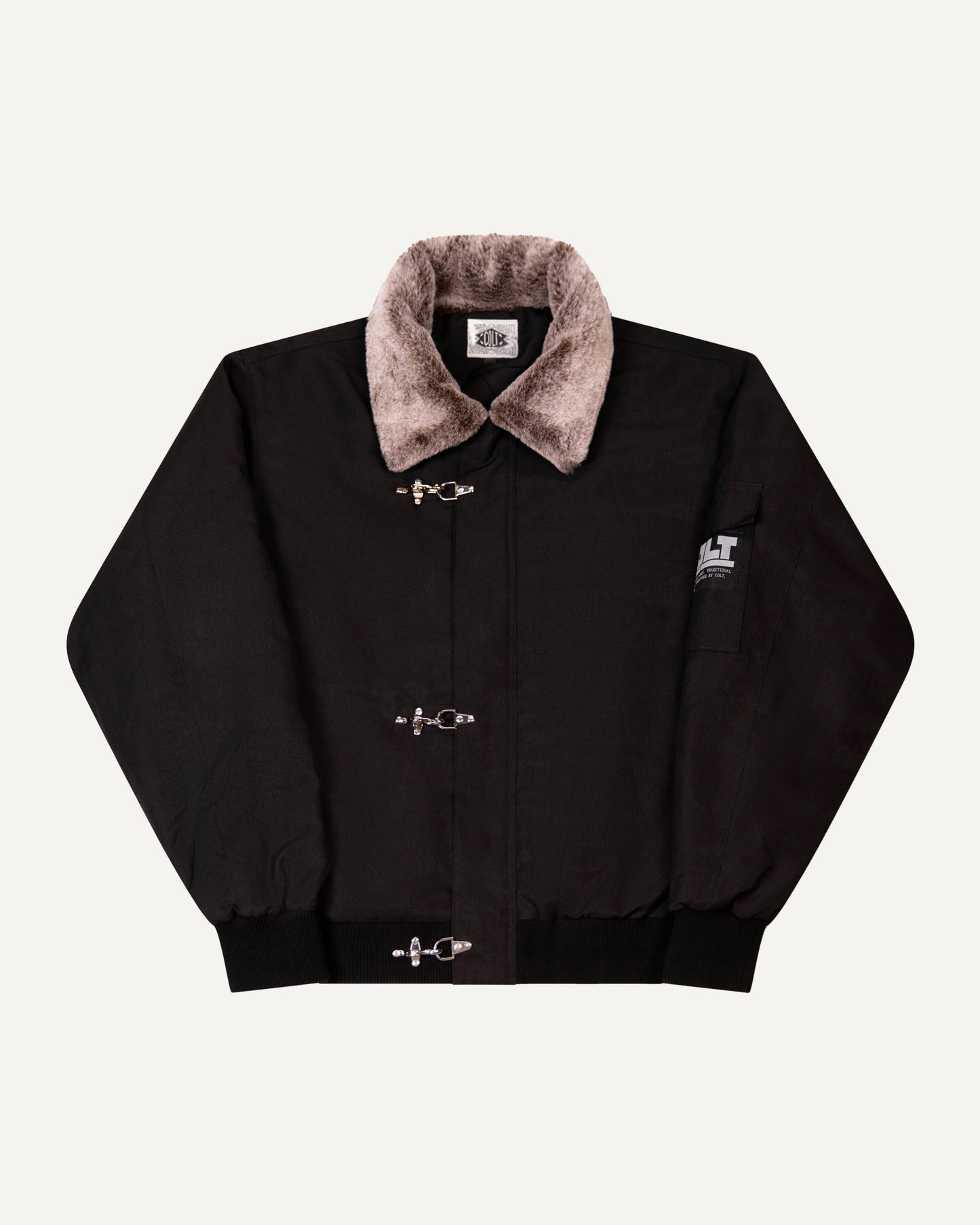 Clasped Flight Jacket