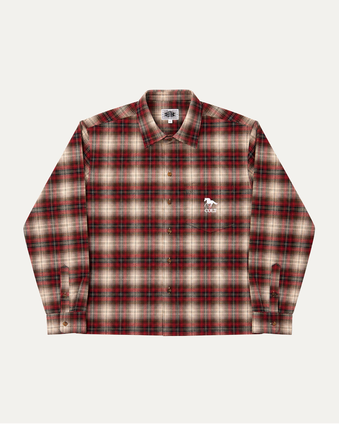 Shadow Plaid Button Up